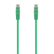 AISENS Cable de Red Latiguillo RJ45 LSZH Cat.6A 500 Mhz UTP AWG24, Verde, 0.5M