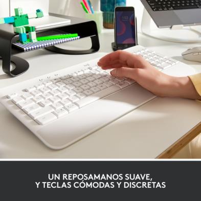 Teclado Logitech Signature K650 | Bluetooth | QWERTY | Español | Blanco