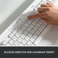 Logitech Signature K650 teclado Bluetooth QWERTY Español Blanco