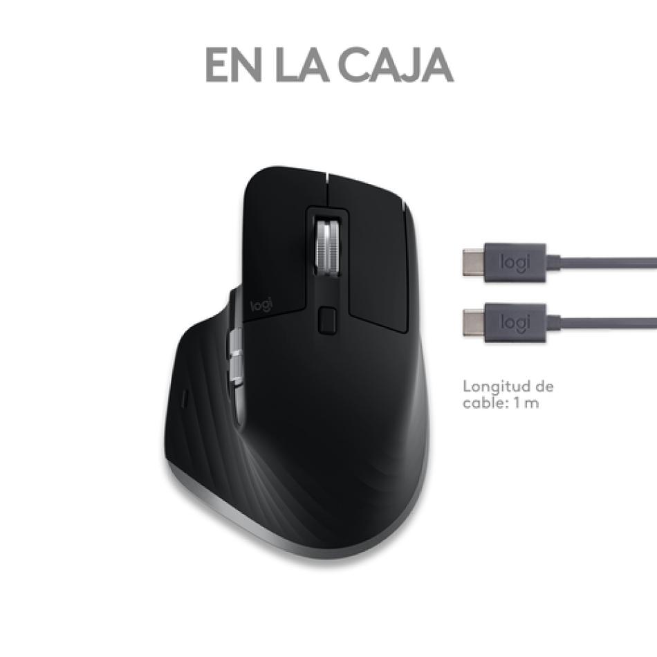 Logitech MX Master 3S for Mac ratón mano derecha Bluetooth Laser 8000 DPI