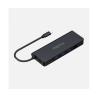 Adaptador 8 en 1 Approx APPC53  | USB Tipo-C | RJ-45 | HDMI | Negro | 18 cm
