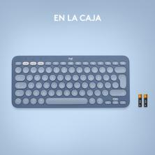 Logitech K380 for Mac teclado Bluetooth QWERTY Español Azul