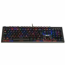 Teclado Gaming Mecánico iggual OBSIDIAN LED RGB | USB | QWERTY | Negro