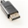 Adaptador iggual | DisplayPort/M - HDMI/H | Negro | 25 cm