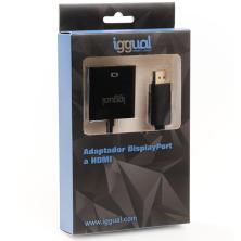 iggual Adaptador DisplayPort (M) a HDMI (H)