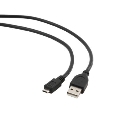 Cable USB Gembird | USB 2.0 Tipo A/M - MicroUSB B/M | Negro | 1.8 M