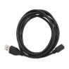 Cable USB Gembird | USB 2.0 Tipo A/M - MicroUSB B/M | Negro | 1.8 M