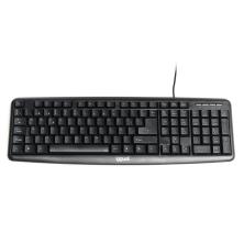 Teclado Estándar iggual CK-BASIC-105T | USB | QWERTY | Negro