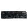 Teclado Estándar iggual CK-BASIC-105T | USB | QWERTY | Negro