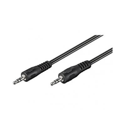 Cable de Audio Goobay 50430 | 3,5 mm - 3,5 mm | Negro | 5 M