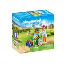 Paciente en Silla de Ruedas Playmobil City Life 70193