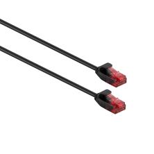 Cable de Red Latiguillo Ewent | 6U/UTP Slim | Negro | 1 M