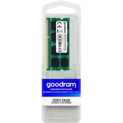 Memoria RAM Goodram GR1333S364L9/8G | 8 GB DDR3 | SO-DIMM | 1333 MHz