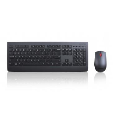 Teclado y Ratón Lenovo 4X30H56823 | RF Inalámbrico | USB | Español | Negro