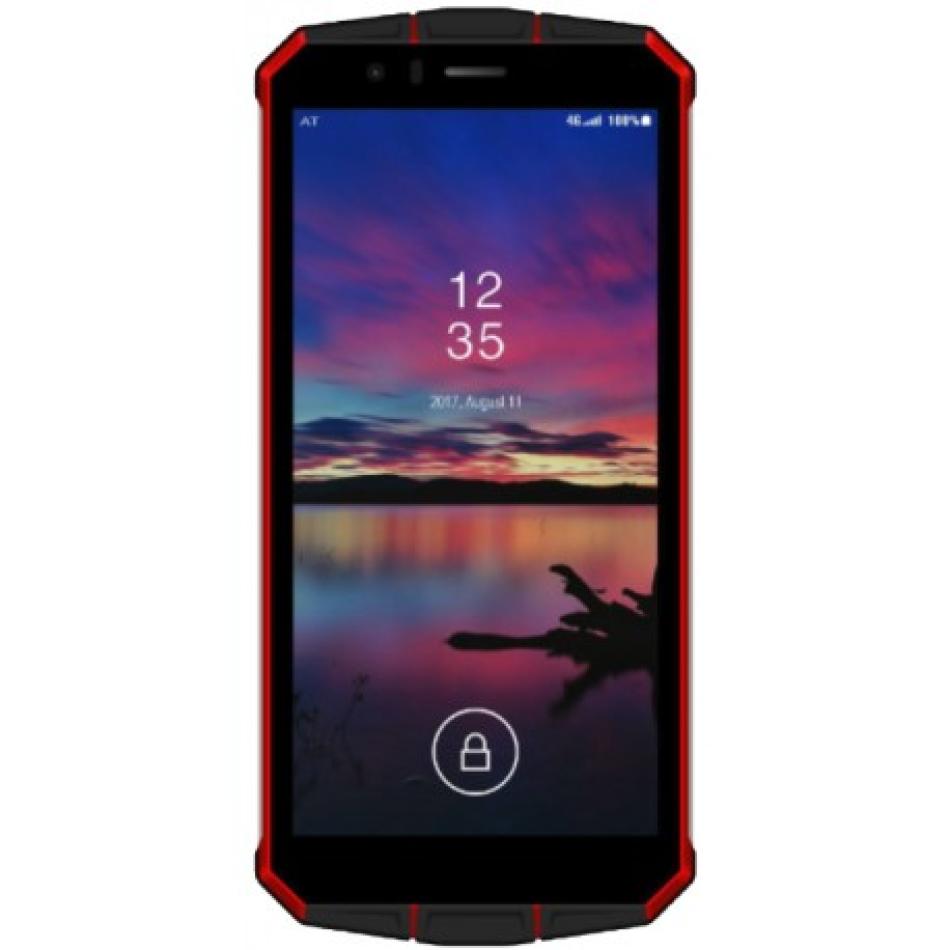 Telefono movil smartphone maxcom ms507 black - red rugerizado 5pulgadas - 32gb rom - 3gb ram - 13mpx - 5mpx - 4g