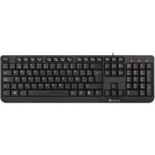 Teclado NGS Funky V3 USB Alámbrico Negro