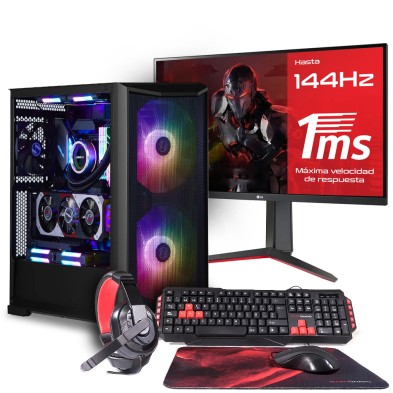 PC Gaming i5 10400 GTX 1650 4GB | 16GB | 480 SSD + 1TB HDD | 24" MONITOR