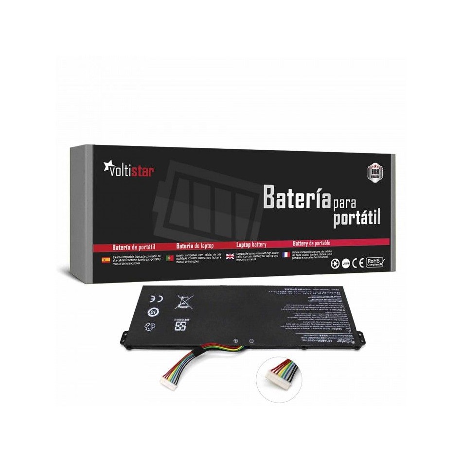 BATERÍA PARA PORTÁTIL ACER | ASPIRE | V3-371 | V3-111 | ES1-511 | B115-M | AC14B18J