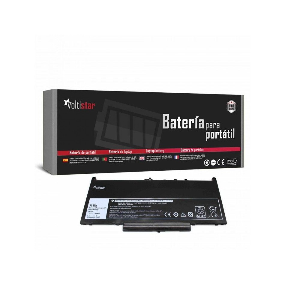 BATERÍA PARA PORTÁTIL DELL LATITUDE | E7270 | E7470 | SERIES J60J5 | R1V85 | 451-BBSX | MC34Y