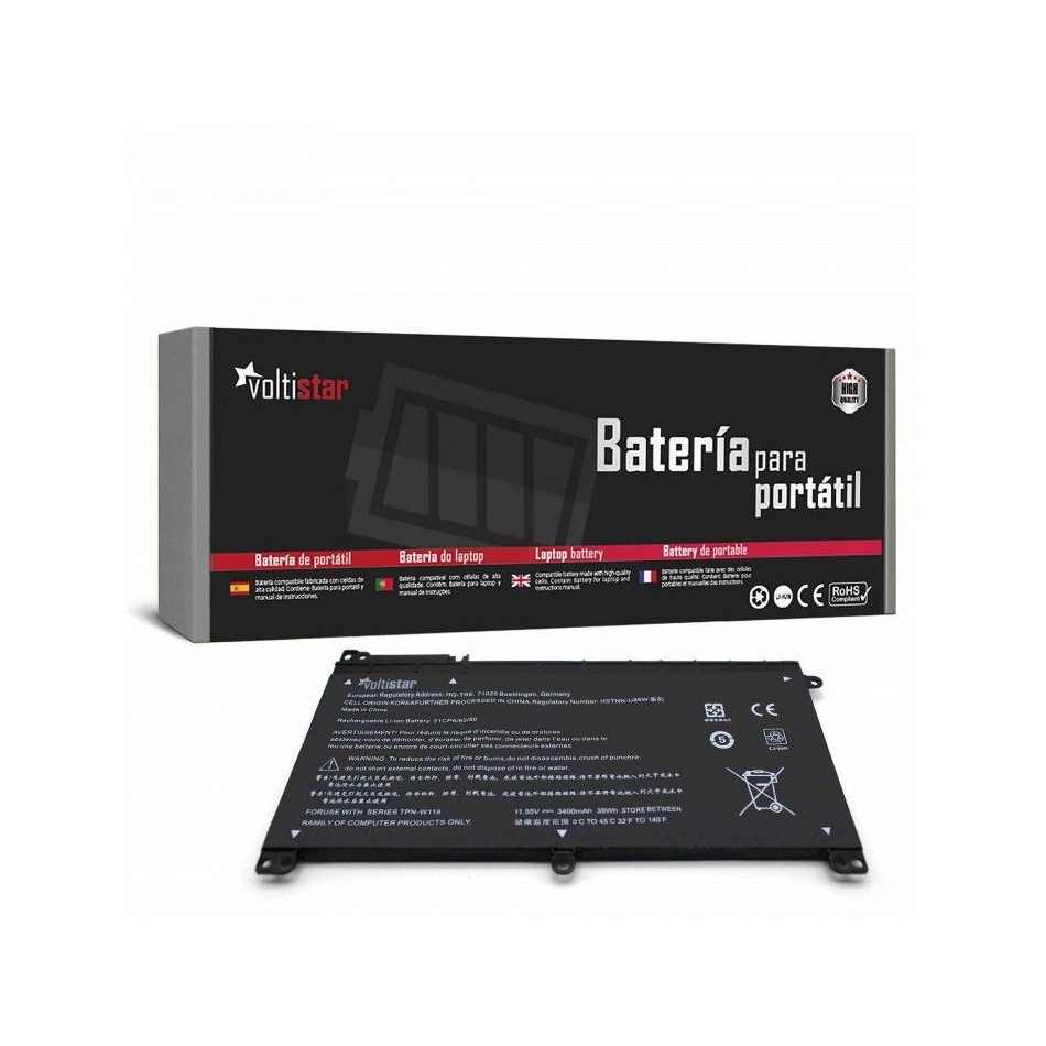 BATERIA PARA PORTATIL HP STREAM | 14-AX | 14-CB | 14-DS | HSTNN-UB6W | BI03XL | 844203-855