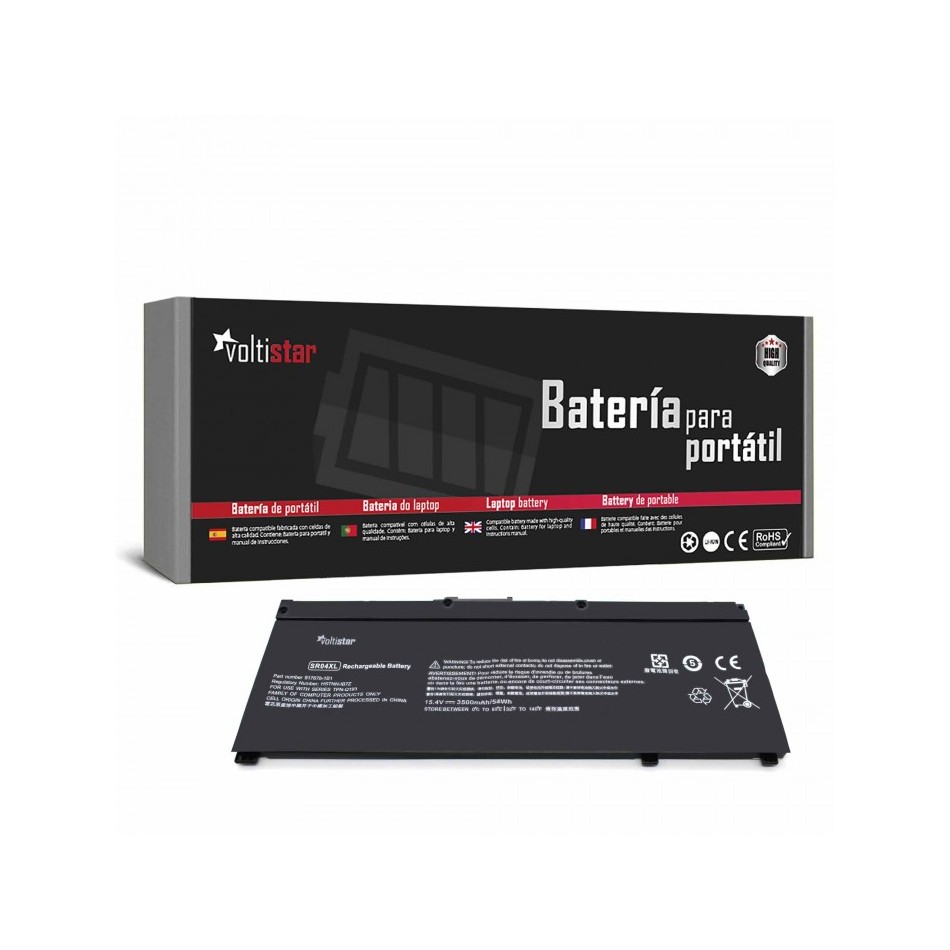 BATERÍA PARA PORTÁTIL HP OMEN | 15-CE000 | 15-CE000NG | 15-CB0XX | SR04XL | 91678-171