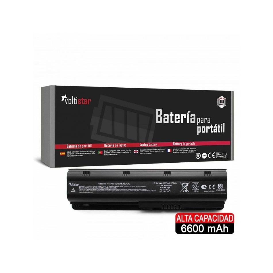 BATERÍA PARA PORTÁTIL HP COMPAQ | G6 | G7 | G42 | G56 | G62 | G72 | DV6-4000 | DV7-6000 | G4-1000