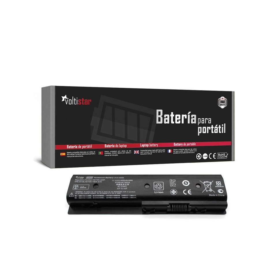 BATERÍA PARA PORTÁTIL HP | NBP6A218E1 | TPN-P102 | TPN-W106 | TPN-W107 | TPN-W108 | TPN-W109