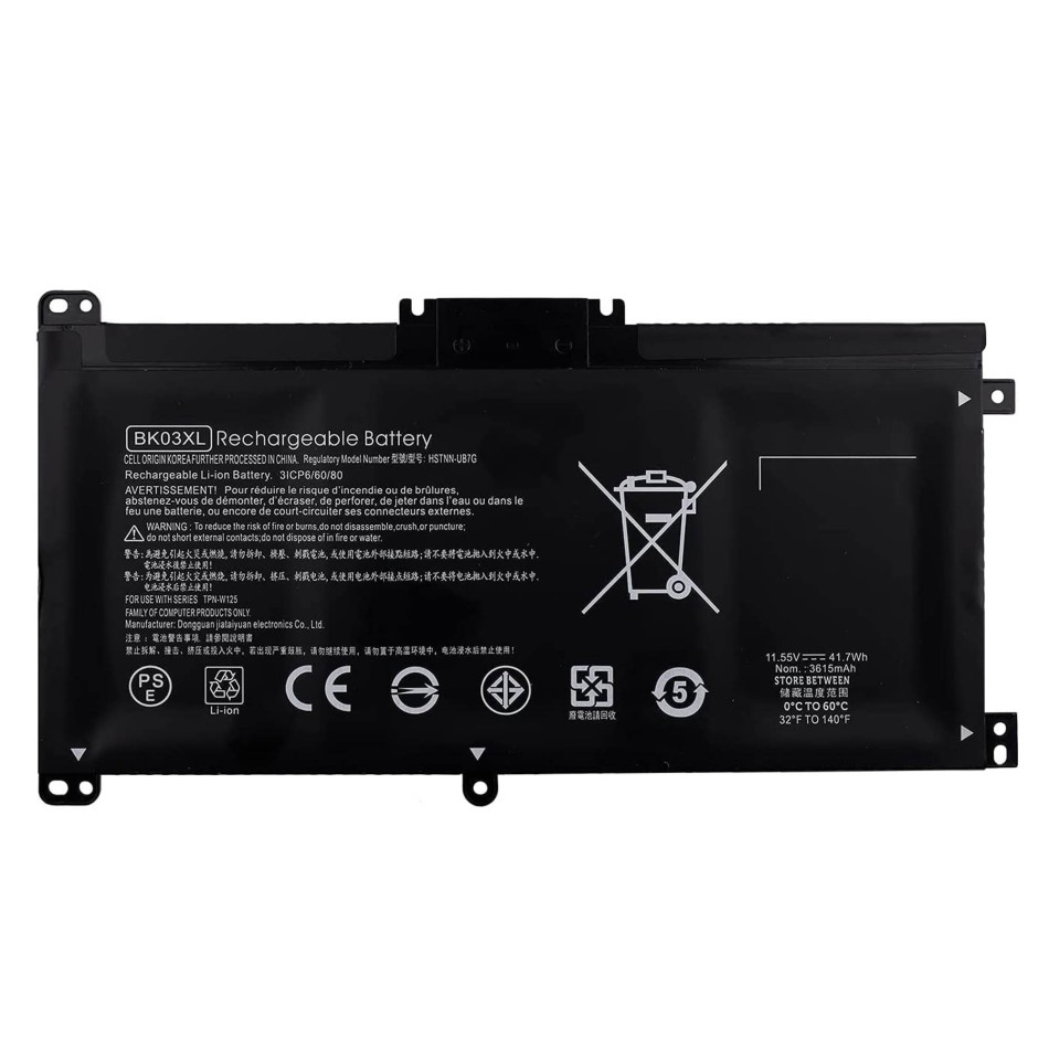 BATERÍA PARA PORTÁTIL HP PAVILION | X360 | 14-BF | 14-BK | 15-CC | 15-CD | 15-CK | 17-AR | TF03XL | 920046-421