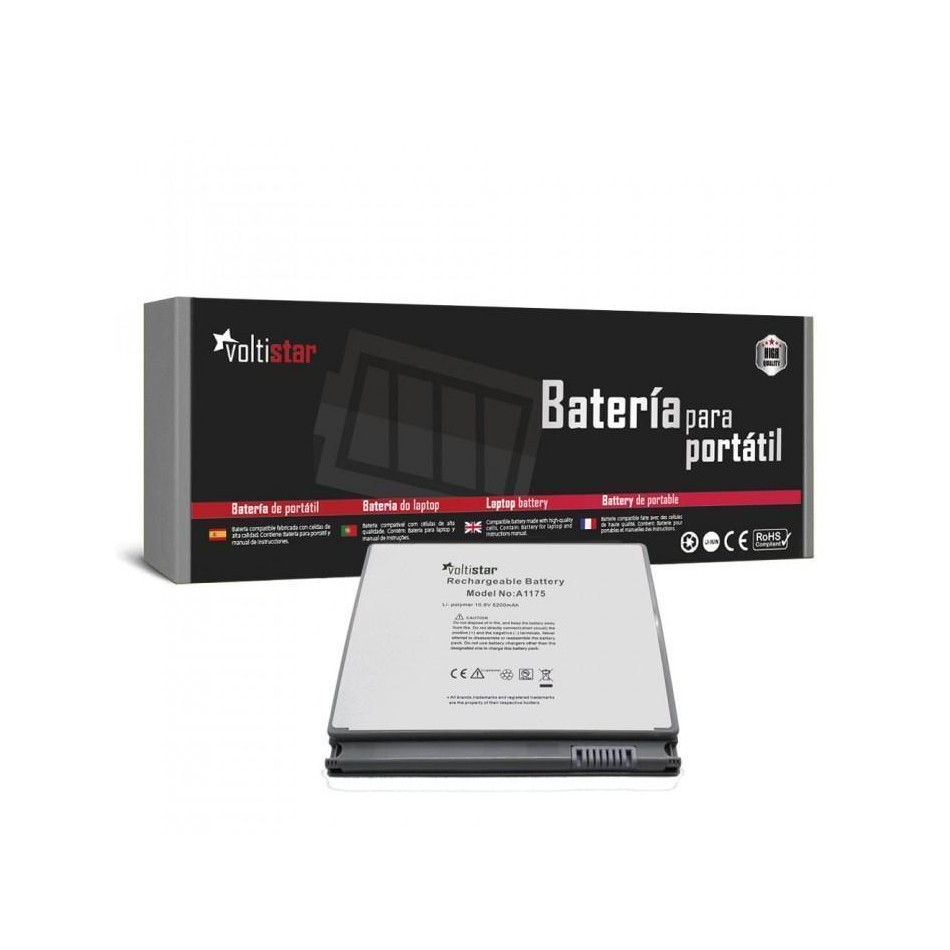 BATERÍA PARA PORTÁTIL APPLE | MACBOOK PRO 15" | A1175 | MA601 | MA601J/A |