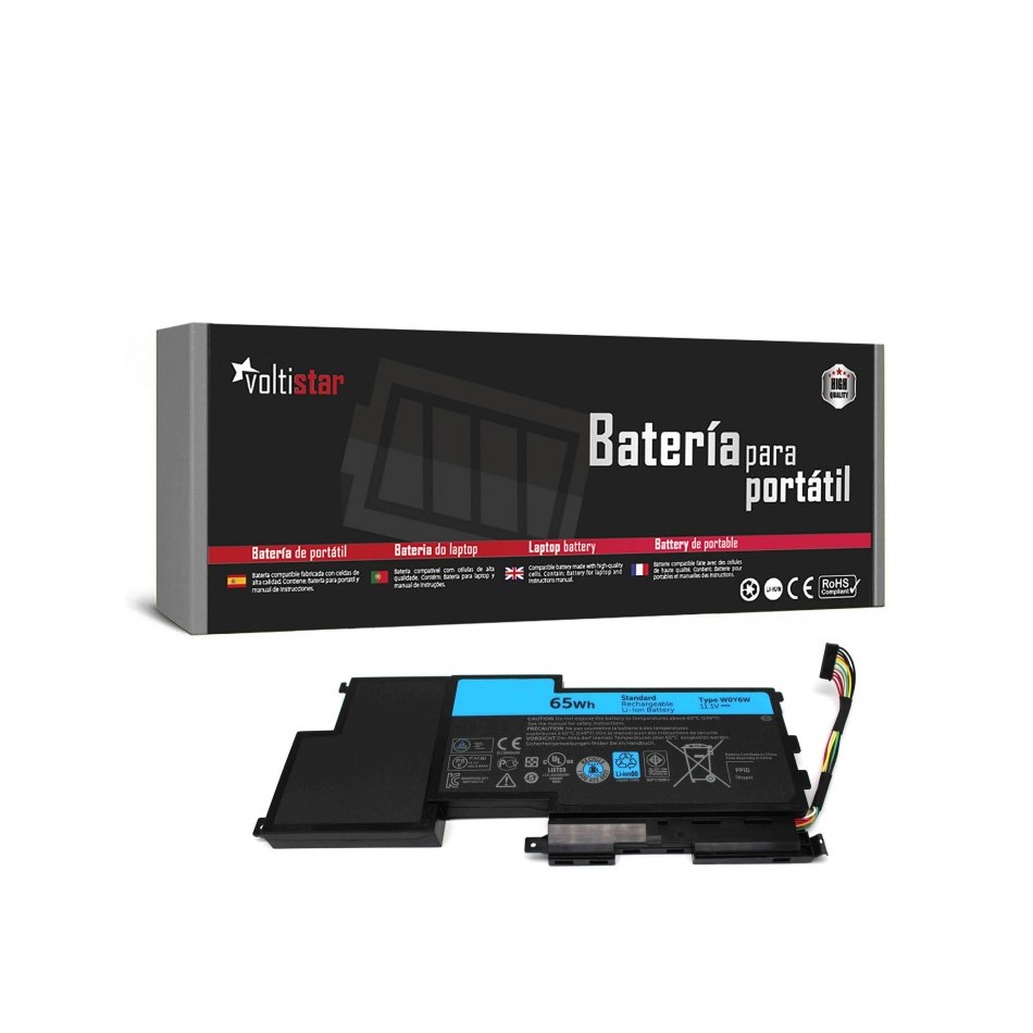 BATERÍA PARA PORTÁTIL DELL | XPS 15 | L521X | W0Y6W | 3NPC0 | 9F233 | 9F2JJ