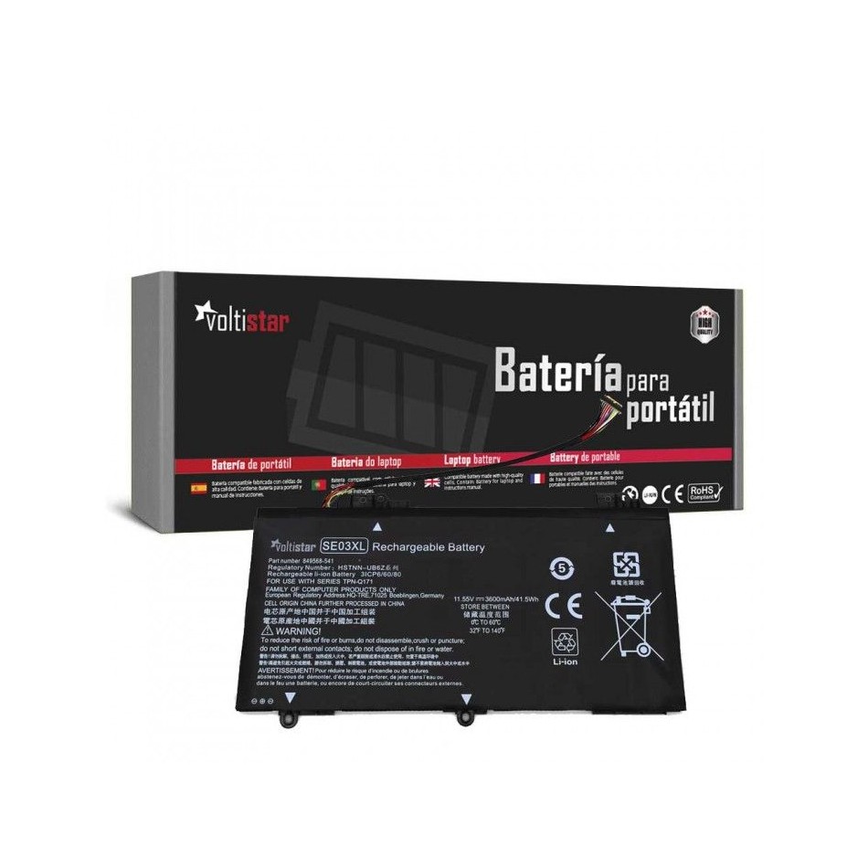 BATERÍA PARA PORTÁTIL HP | PAVILION 14 | SE03XL | HSTNN-LB7G | 849568-421 | 849908-850