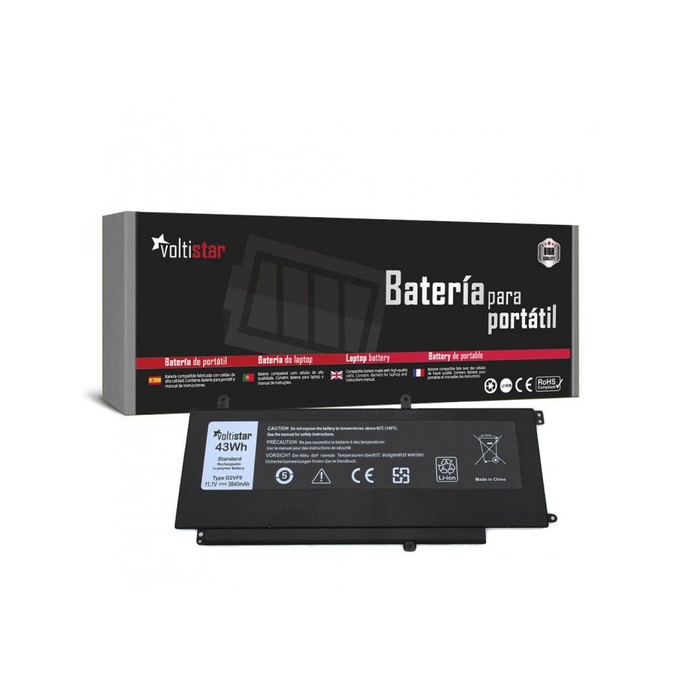 BATERÍA PARA PORTÁTIL DELL | INSPIRON 15 | 7547 | 7548 | VOSTRO | 5459 | 0PXR51 | D2VF9