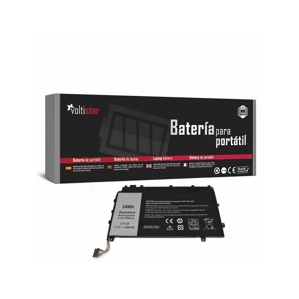 BATERÍA PARA PORTÁTIL DELL | LATITUDE 13 | 7000 | 7350 | 0GWV47 | 0MN791 | 271J9