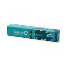CAJA DE 10 CAPSULAS DE TISANA DELTA REFRESH MENTA Y JENGIBRE COMPATIBLES CON CAFETERAS DELTA 5428003
