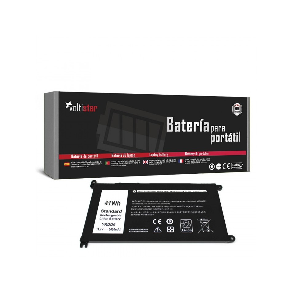 BATERÍA PARA PORTÁTIL DELL | INSPIRON 14 | 5490 | 5491 | 5493 | 5498 | YRDD6 | P9OF | 01VX1H