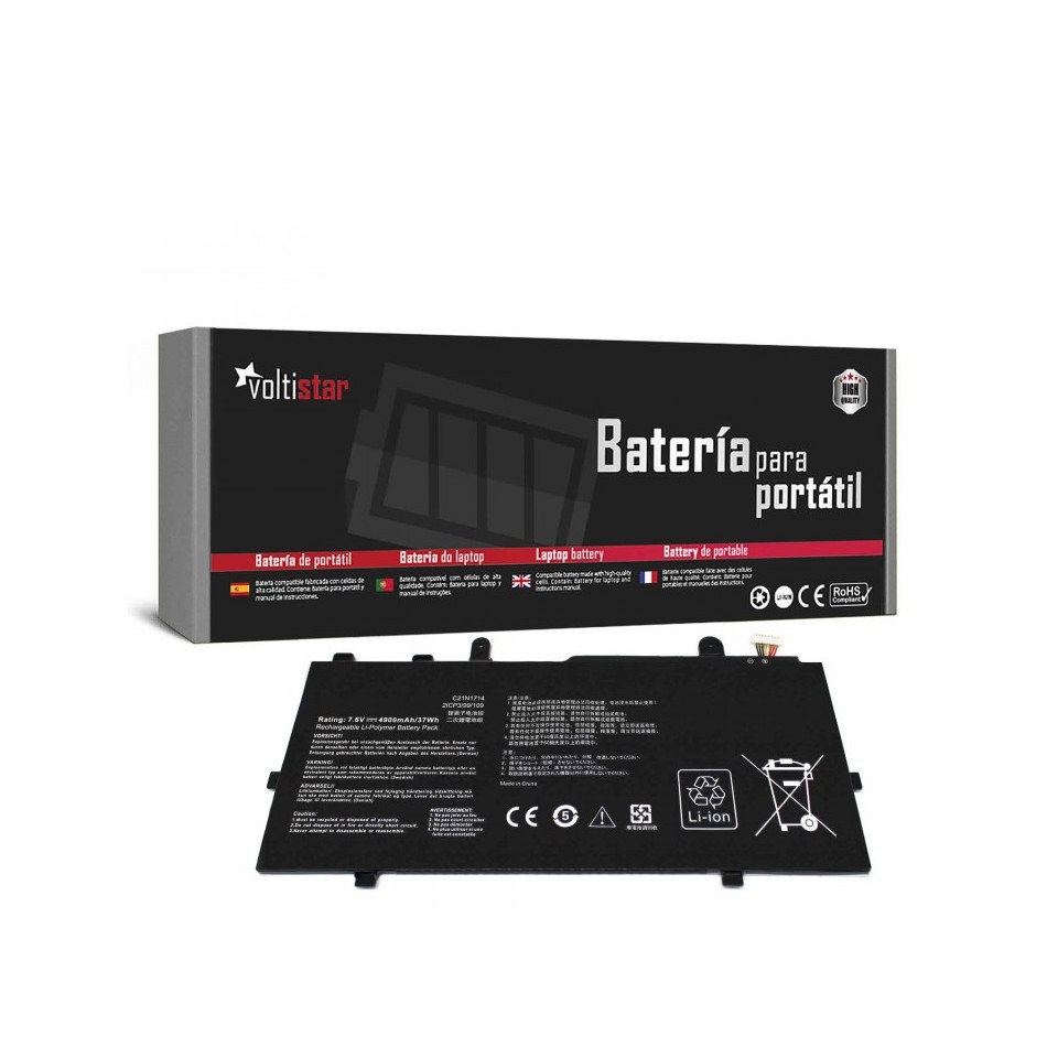 BATERÍA PARA PORTÁTIL ASUS | VIVOBOOK FLIP | TP401N | TP401NA | C21N1714