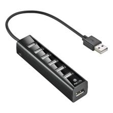 NGS IHUB7 TINY USB 2.0 480 Mbit/s Negro