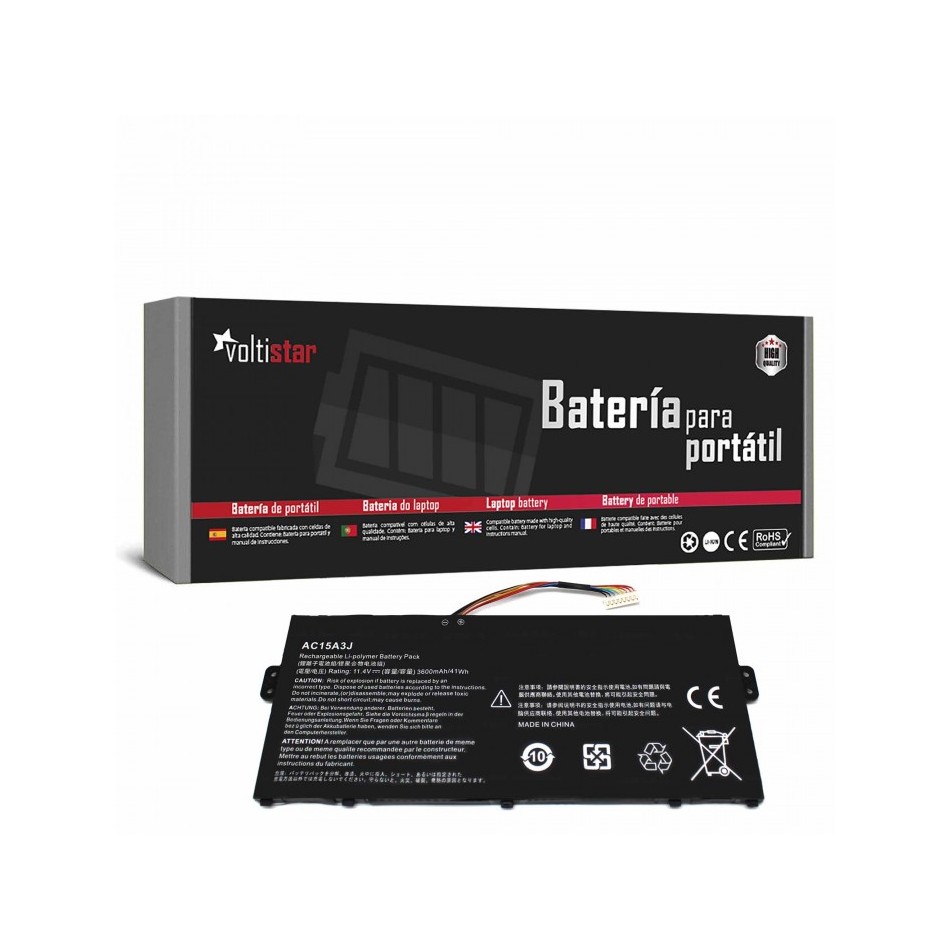 BATERÍA PARA PORTÁTIL ACER | CHROMEBOOK | R11 | CB5-132T | CB3-131 | C738T | AC15A8J | AC15A3J