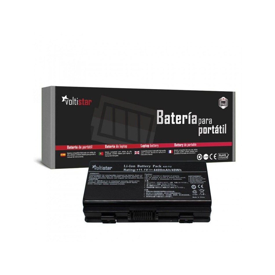 BATERÍA PARA PORTATIL PACKARD | BELL EASYNOTE | MX52 | ASUS | X51 SERIES | T12 | T12C | T12ER | T12FG