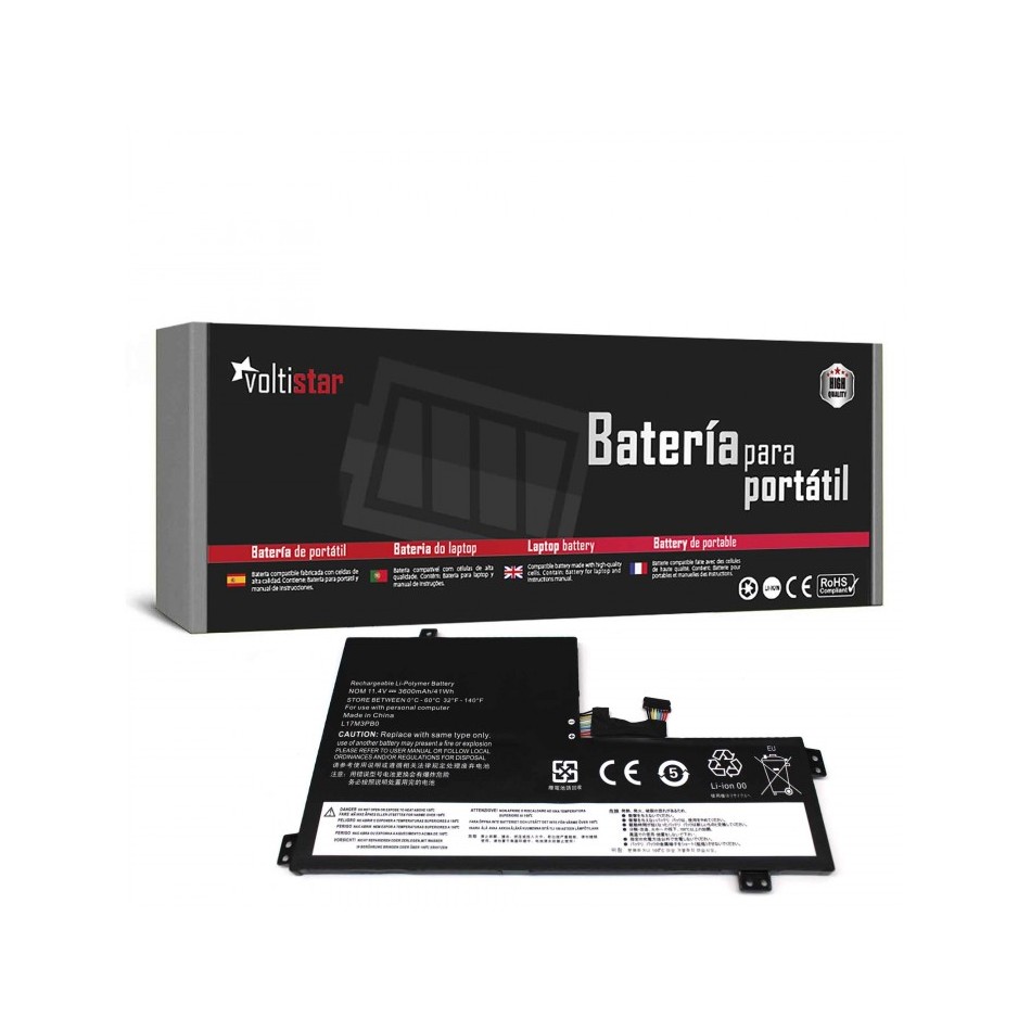 BATERÍA PARA PORTÁTIL LENOVO | 100E | 300E | 500E | 500E-81ES | L17L3PB0 | L17C3PG0 | L17M3PB0