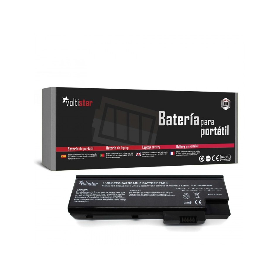 BATERÍA PARA PORTATIL ACER | BT.T5007.001 | BT.T5007.002 | 4UR18650F-1-QC192 | MS2169 | SQU-401