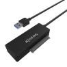 Adaptador AISENS | ASE-35C02B | SATA a USB-C | USB 3.0/USB 3.1 GEN1 | Discos Duros 2.5″ y 3.5″ | Alimentador | Negro