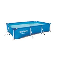 Bestway Steel Pro 56404 piscina sobre suelo Piscina con anillo hinchable Rectangular 3300 L Azul
