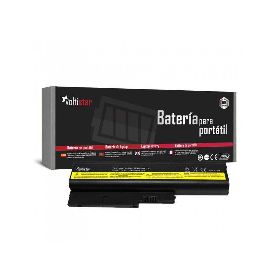 BATERÍA PARA PORTÁTIL IBM LENOVO | THINKPAD | T60 | T61 | R60 | R60E | R61 | Z60M | Z61