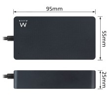 Ewent EW3985 adaptador e inversor de corriente Interior 65 W Negro