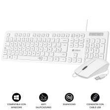 Teclado y Ratón Subblim Combo Business Slim