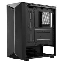 Caja ordenador gaming atx coolermaster cmp 510 negra cristal templado -  3 x 120mm argb