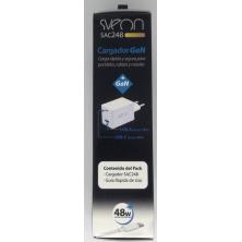 Sveon SAC248 adaptador e inversor de corriente Interior 48 W Blanco