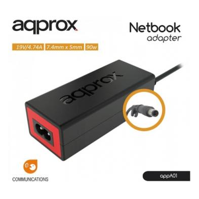 CARGADOR APPROX | 90W | HP | NEGRO