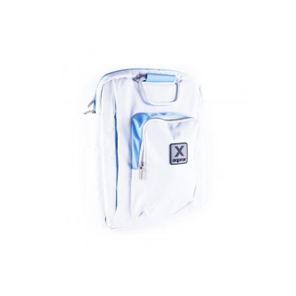 MOCHILA PORTATIL APPROX 15.6p BLANCO-AZUL APPNBST15WBL